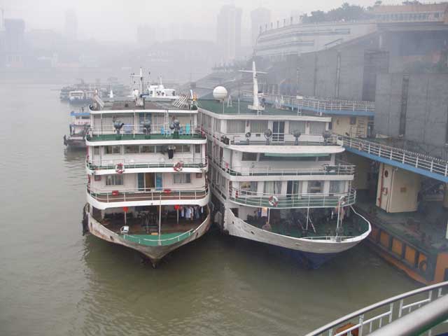 Ships on the Yangtze