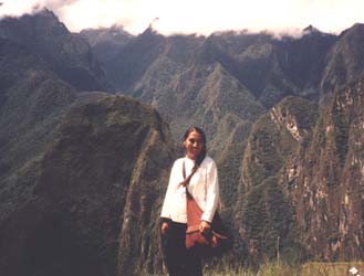 Carmen at Machu Picchu
